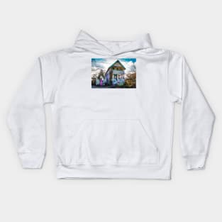 Victorian Gingerbread Cottages 2 Kids Hoodie